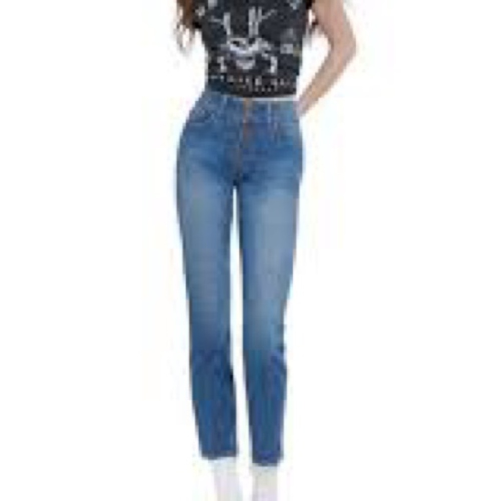 AO.LA by Alice + Olivia Good High Rise Ankle Skinny Jeans in Night Moves - 28